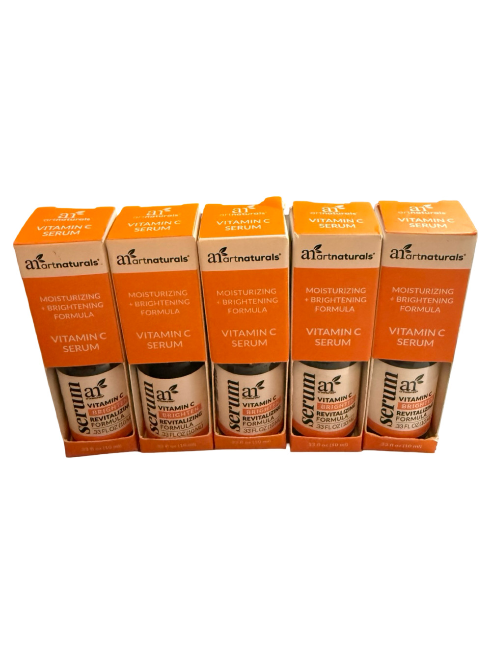 Artnaturals Vitamin C Serum Moisturizing + Brightening Formula (10 ml): Lot of 5